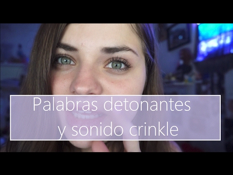 ASMR Español  Argentina - Palabras detonantes y sonido crinkle