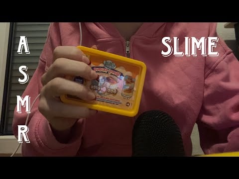 ASMR | Playing with slime 