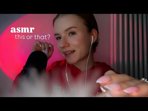 ASMR This or That? | Oddly Satisfying Triggers to Help You Sleep Fast