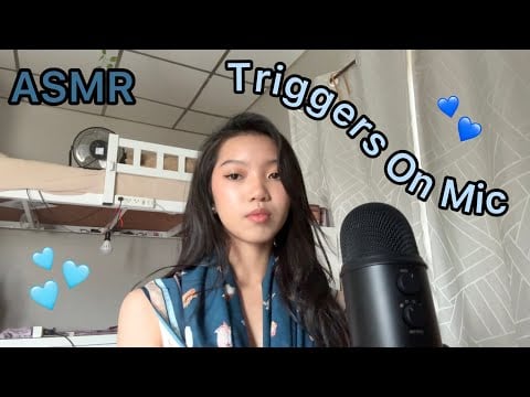 ASMR|Triggers On Mic(For Sleep)😴