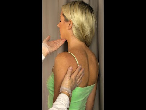 ASMR Real Person Posture Exam #shorts