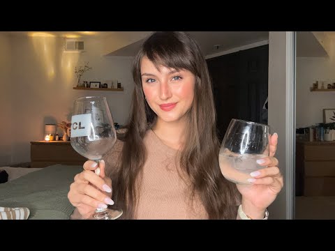 Lofi ASMR ~ Custom for Nick (glass tapping, liquid and ice sounds, whispering)