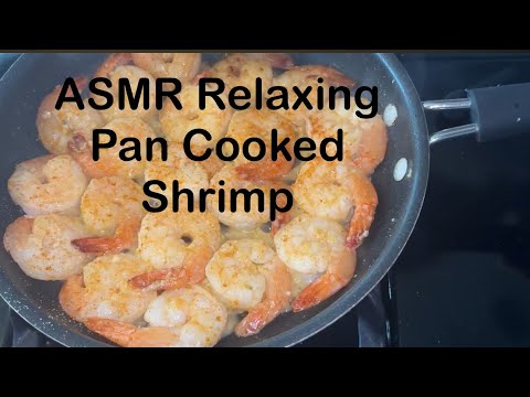 Pan-Cooked Shrimp Sizzle 🍤 | Relaxing ASMR Cooking Sounds