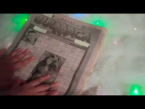 BULMACA ÇÖZELİM | FISILTI EŞLİĞİNDE | Türkçe ASMR