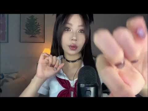 ASMR｜令人昏昏欲睡的手势引导&口腔音 你们爱的直播间热门手势助眠哈哈哈 小宝 快点盖好被子准备入睡💤 #asmr助眠 #手势引导 #口腔音 #手势助眠 #声控助眠