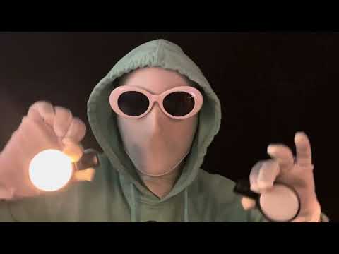 ASMR Spooky Cranial Nerve Exam From a Ghost (4 Minute Version)
