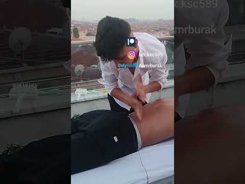 BACK MASSAGE ASMR  LEAVE STRESS BEHIND #satisfying #relaxing #asmr #shorts #massage