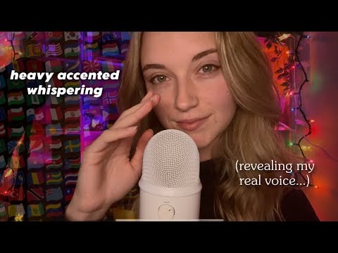 finally doing ASMR without an American accent… 