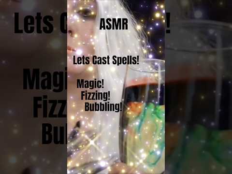 Let's Cast Spells!(MAGIC)(fizzing, bubbling, rain) #asmr #relax #4k #binaural #60fps #watersounds