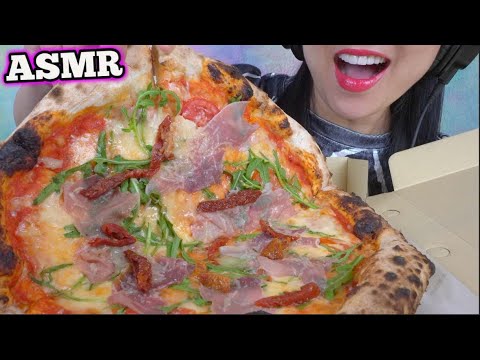 ASMR PIZZA (RELAXING EATING SOUNDS) LIGHT WHISPERS | SAS-ASMR