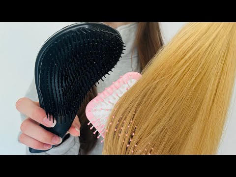 ASMR Brushing your long hair | real hair brushing | lo-fi | no talking