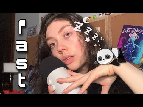 ASMR Fast Mouth Sounds Assortment ( tongue swirling, tongue flutters + )