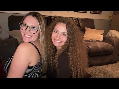 Real Person ASMR|| Hair Play & Back Tickles 👯‍♀️
