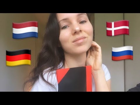 ASMR In 4 Languages (German, Danish, Russian, Dutch)