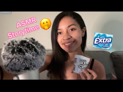 ASMR Español - STORY TIME CON CHICLE (ME ESTABAN ROBANDO😳)