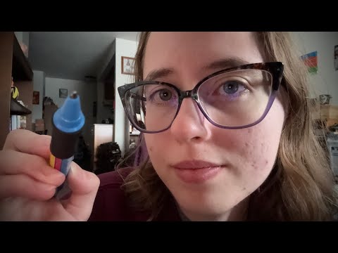 Writing and Drawing on Your Face Visual ASMR | Lofi Monday's