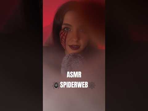 ASMR Spiderweb 🕷🕸 #asmr #spiderweb #shorts