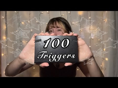 ASMR | 100 triggers for 100 subscribers!! 💯🥳
