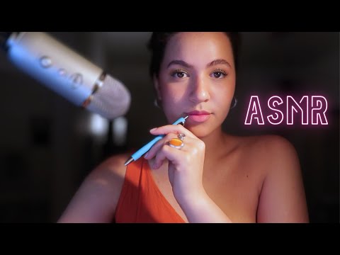 Random Trigger ASMR — What's on my desk 🖊️