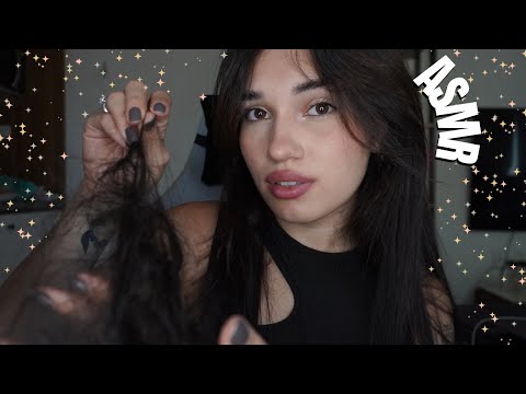 ASMR | A MENINA QUE SENTA ATRÁS DE VOCÊ  MEXE NO SEU CABELO