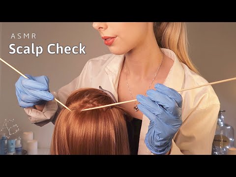 ASMR Doctor Scalp Check and Treatment 👩‍⚕️ Tingly scalp massage & realistic sounds (Roleplay)