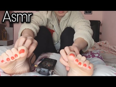 [ ASMR ] Relaxing sounds ( kırmızı oje 💅)