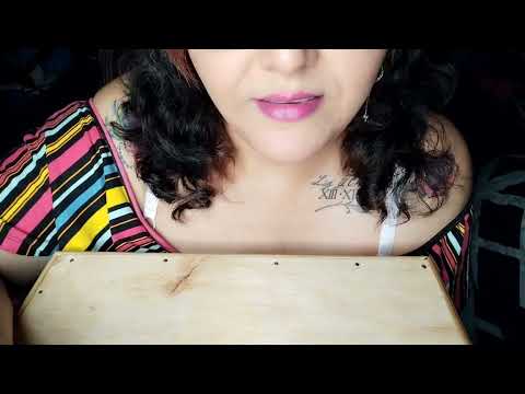 ASMR Mandando saluditos y continuamos con la lectura de nuestro libro mientras mastico chicle