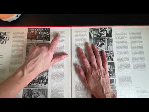 ASMR Reading Out Loud the Liner Notes of West Side Story Soundtrack Album