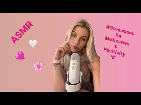 ASMR Affirmations for Motivation & Positivity 🩷