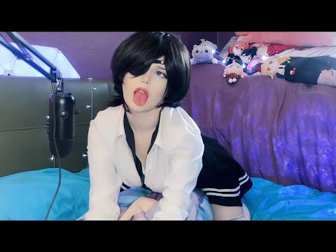 ♡ ASMR Pillow & Cloth Scratching / Himeno & Reze Cosplay