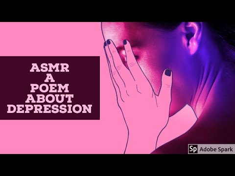 ASMR Ear To Ear poetry Reading (Soft Spoken) | A Poem About Depression