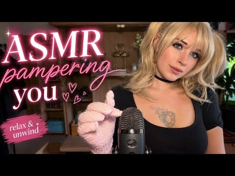 ASMR Let Me Pamper You to Sleep 🌹 |  Kissing Sounds, Whispering, Brushing