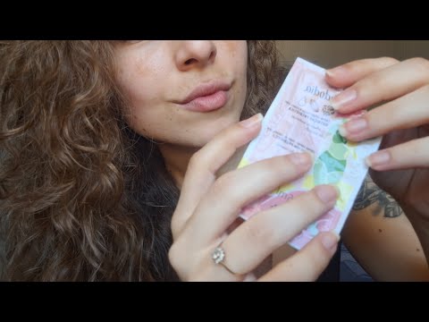 ASMR conversa e sons de mãos, sons de creme 