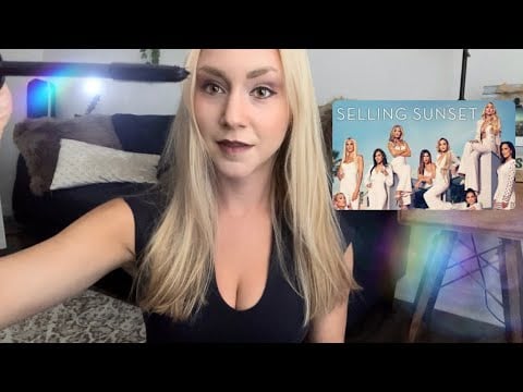 ASMR Roleplay | Selling Sunset Themed Doing Your Makeup with Gossip 🌇❤️