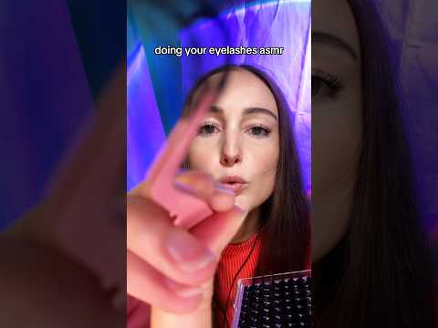 asmr doing your eyelashes #asmr