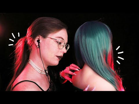 extremely crispy hair play ASMR 💚 shoulder tapping, scalp massage, hair brushing [NO PIGEONS]