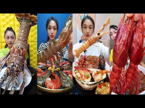 Crazy Seafood Mukbang ASMR 🦐 | 미친 해산물 먹방 ASMR 🦀 | クレイジーシーフード大食い ASMR 🦑 | 疯狂海鲜吃播 ASMR