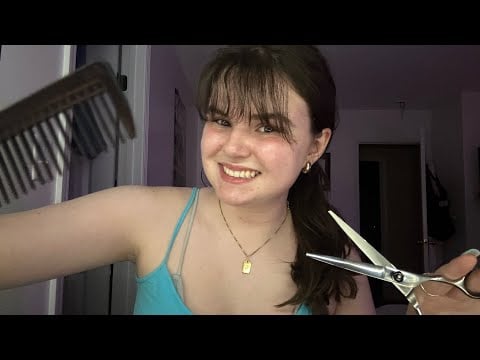 ASMR haircut roleplay 💇‍♀️💇‍♀️ (soft spoken)