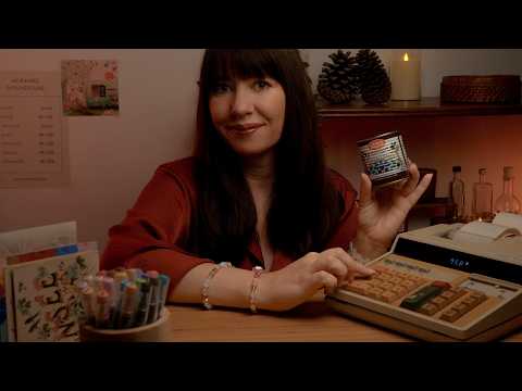 ASMR • Je passe tes achats en caisse dans ma petite boutique 🛍️