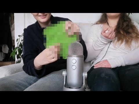 Asmr | GUESS THE TRIGGER with a FRIEND (deutsch/german)