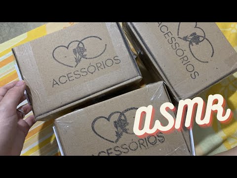 ASMR COMO MONTO AS EMBALAGENS DA MINHA LOJA