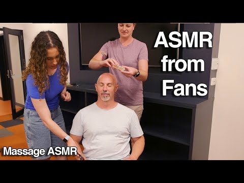 ASMR Meet Up - 8 - Dmitri get a Relaxation Session by Fans