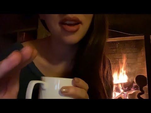 ASMR Lo-Fi Ramble in a Cabin 🌲☕🕯️