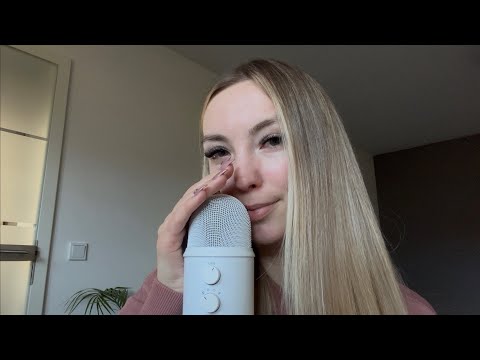 ASMR | extremely close-up clicky whispering👄 (german/deutsch)