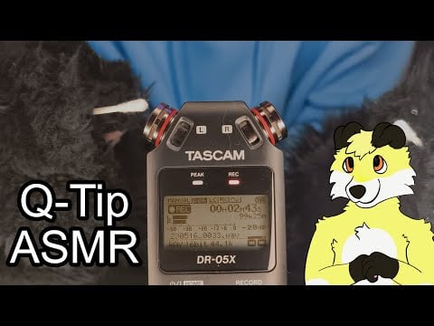 [Furry ASMR] Deep Ear Cleaning With Q-Tips | Scratching, Mic Brushing (Looped)
