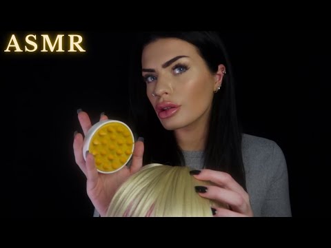 ASMR Relaxing Scalp Massage ✨ (hair brushing, scalp scratching, personal attention)