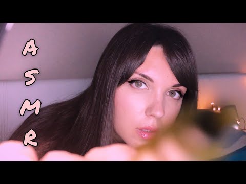 АСМР/ASMR Рисую узоры на твоём лице/ Слюнявый пальчик