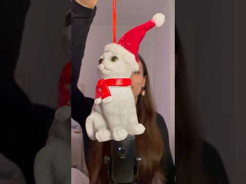 🎄 ASMR Day 4 #asmr #ytshorts #holidays #cat