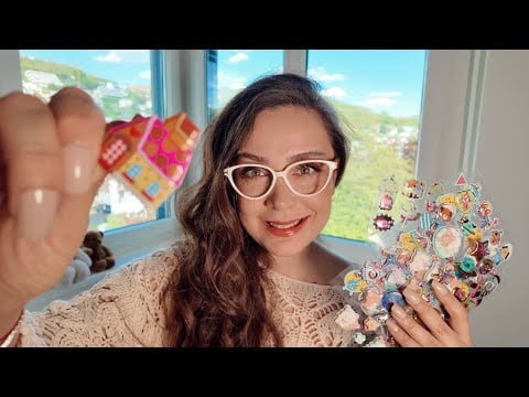 ASMR | Yüzünü Stickerlarla Süslüyorum  🤍| Türkçe ASMR