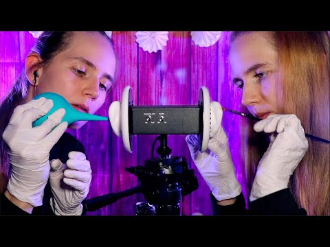 ASMR Twin Ear Cleaning (Slightly Rough)